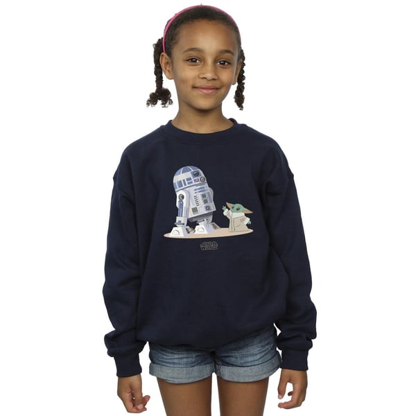 Star Wars Girls The Mandalorian R2D2 And Grogu Sweatshirt