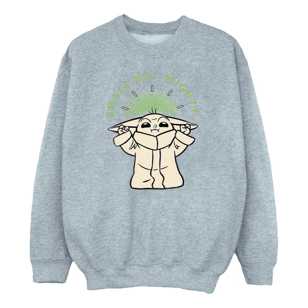 Star Wars Girls The Mandalorian Small But Mighty Grogu Sweatshirt