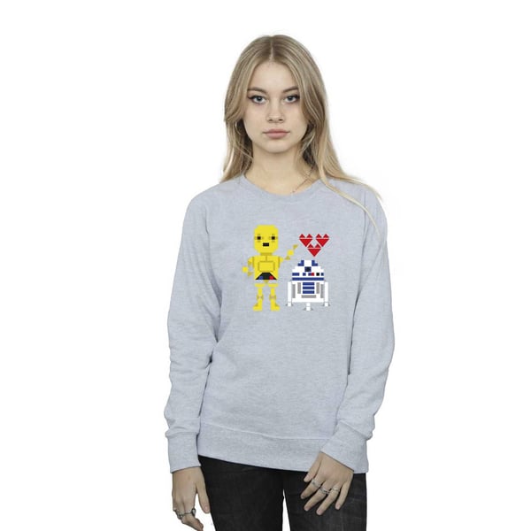 Star Wars Womens/Ladies Heart Robot Sweatshirt