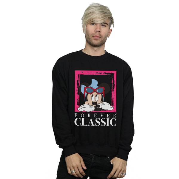 Disney Mens Minnie Mouse Forever Classic Sweatshirt