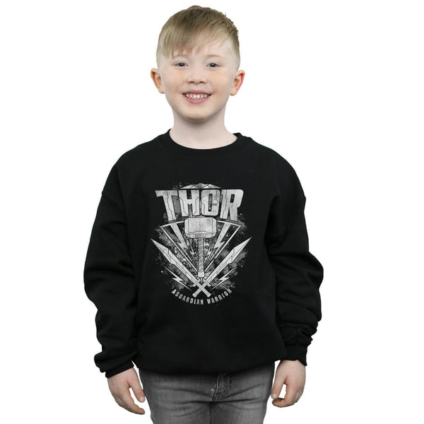 Marvel Boys Thor Ragnarok Hammer Logo -collegepaita