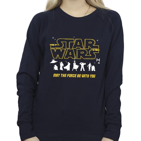 Star Wars Womens/Ladies Silhouettes Force Sweatshirt