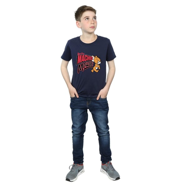 Tom And Jerry Boys Macho Mouse T-Shirt