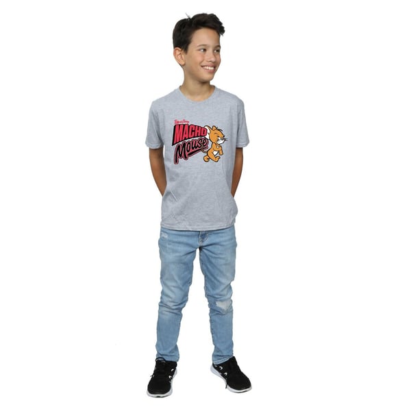 Tom And Jerry Boys Macho Mouse T-Shirt