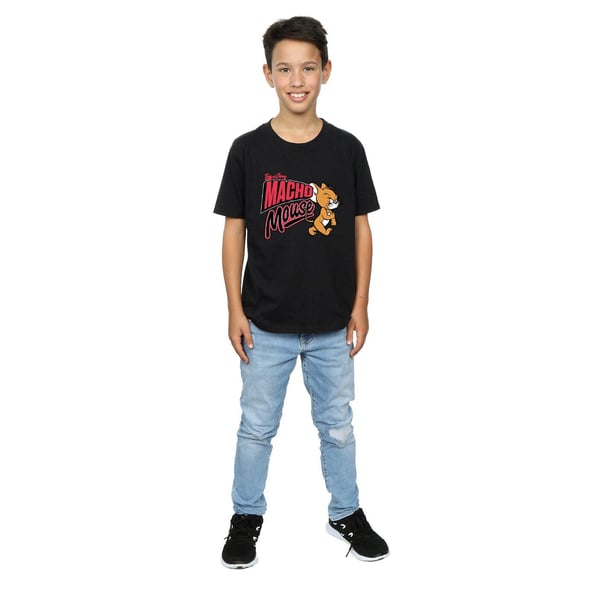 Tom And Jerry Boys Macho Mouse T-Shirt