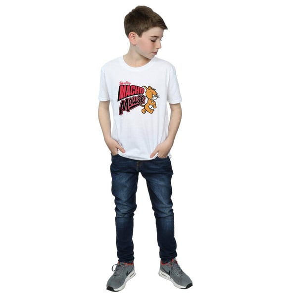 Tom And Jerry Boys Macho Mouse T-Shirt