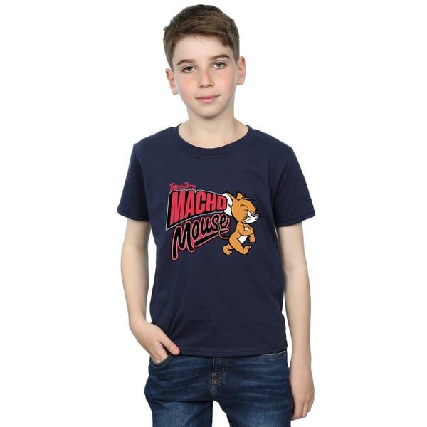 Tom And Jerry Boys Macho Mouse T-Shirt