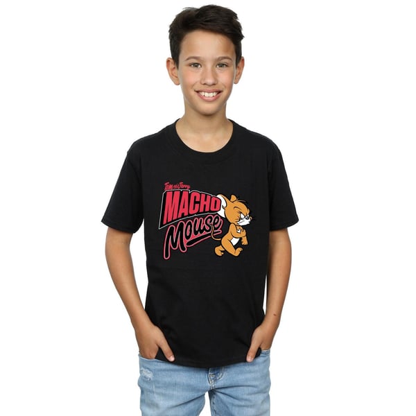 Tom And Jerry Boys Macho Mouse T-Shirt