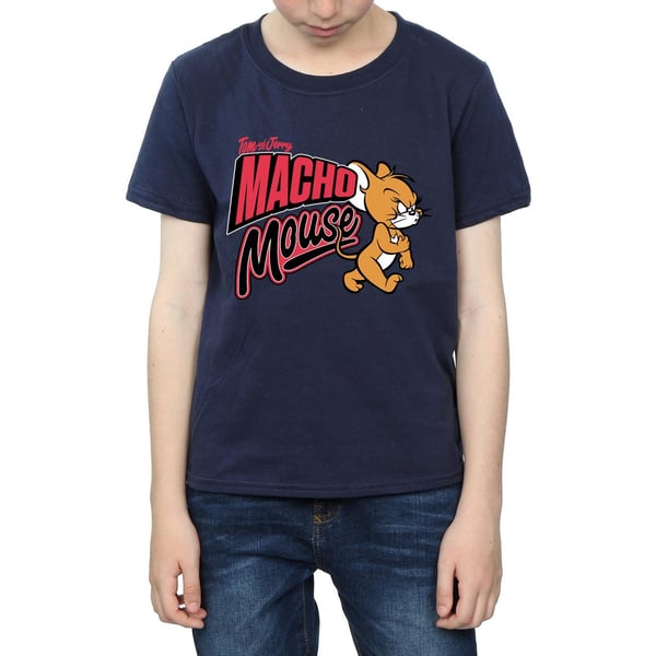 Tom And Jerry Boys Macho Mouse T-Shirt