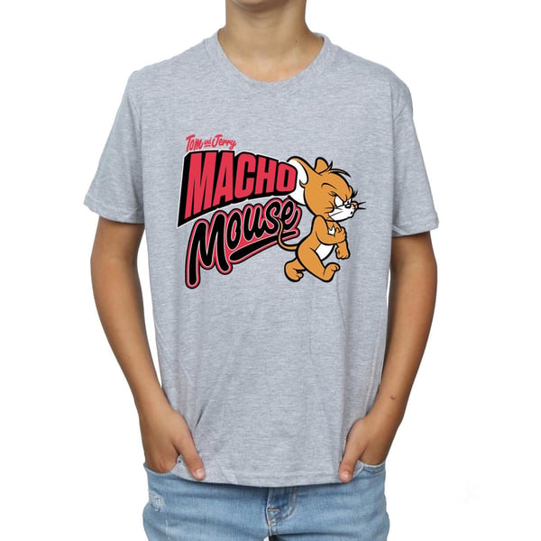 Tom And Jerry Boys Macho Mouse T-Shirt