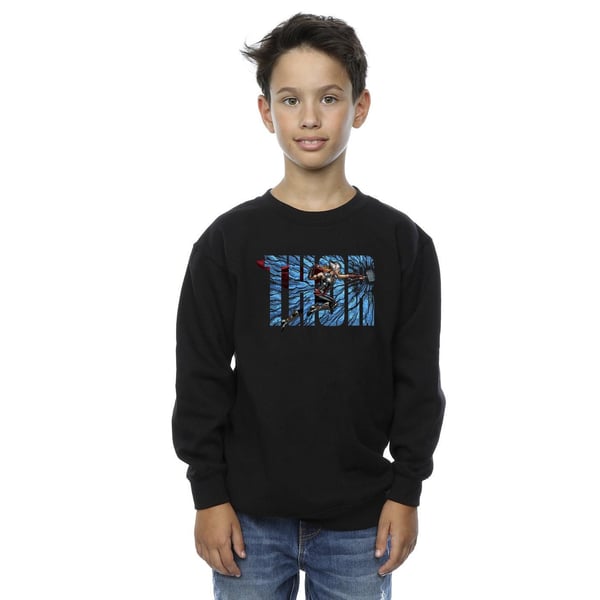 Marvel Boys Thor Love And Thunder Smash Sweatshirt