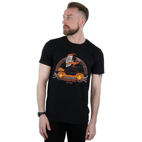 Marvel Mens Ghost Rider Robbie Reyes Racing T-Shirt