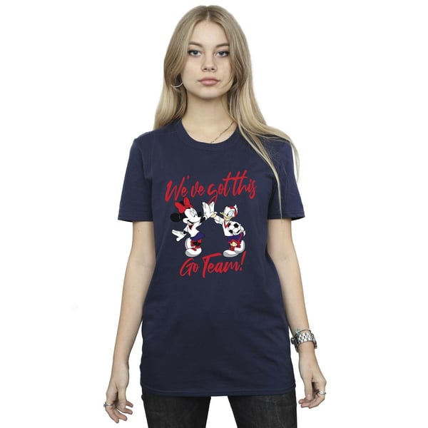 Disney Womens/Ladies Minnie Daisy We´ve Got This Cotton Boyfriend T-Shirt