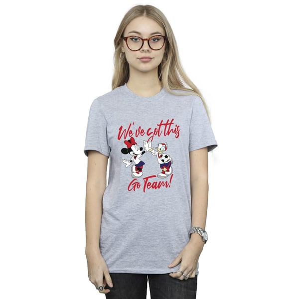 Disney Womens/Ladies Minnie Daisy We´ve Got This Cotton Boyfriend T-Shirt