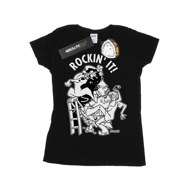Scooby Doo Womens/Ladies Rockin´ It Christmas Cotton T-Shirt