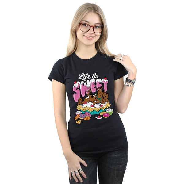 Scooby Doo Womens/Ladies Life Is Sweet Cotton T-Shirt