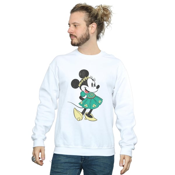 Disney Mens Minnie Mouse St Patrick´s Day Costume Sweatshirt