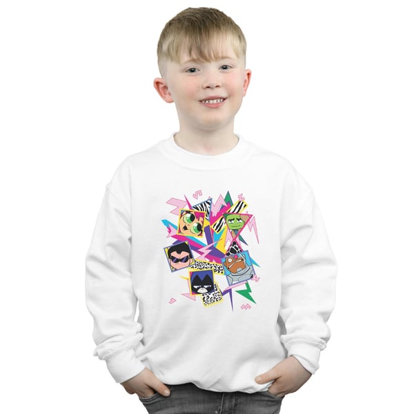 DC Comics Boys Teen Titans Go 80s Icons Sweatshirt