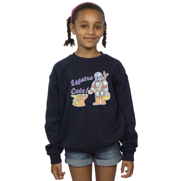 Star Wars Girls The Mandalorian Eggstra Cute Grogu Sweatshirt