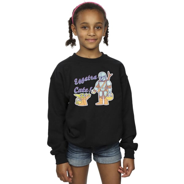 Star Wars Girls The Mandalorian Eggstra Cute Grogu Sweatshirt