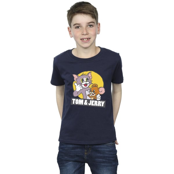Tom And Jerry Boys Sketch Logo T-Shirt