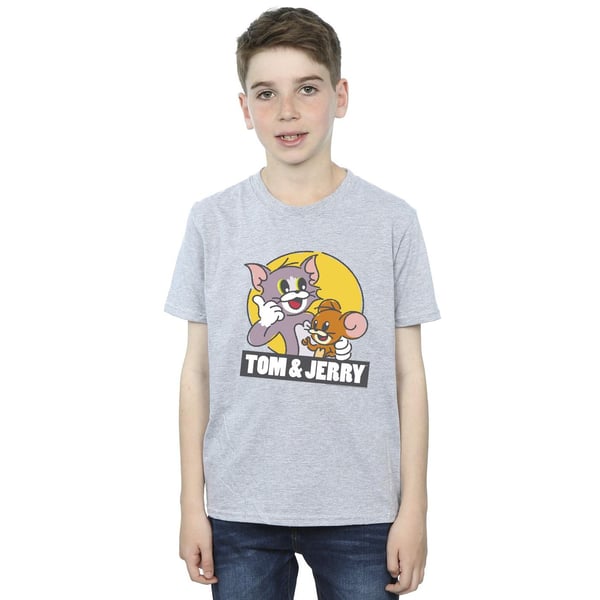 Tom And Jerry Boys Sketch Logo T-Shirt