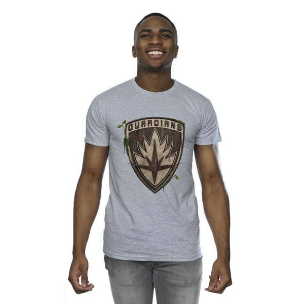 Marvel Mens I Am Groot Guardian Emblem T-Shirt