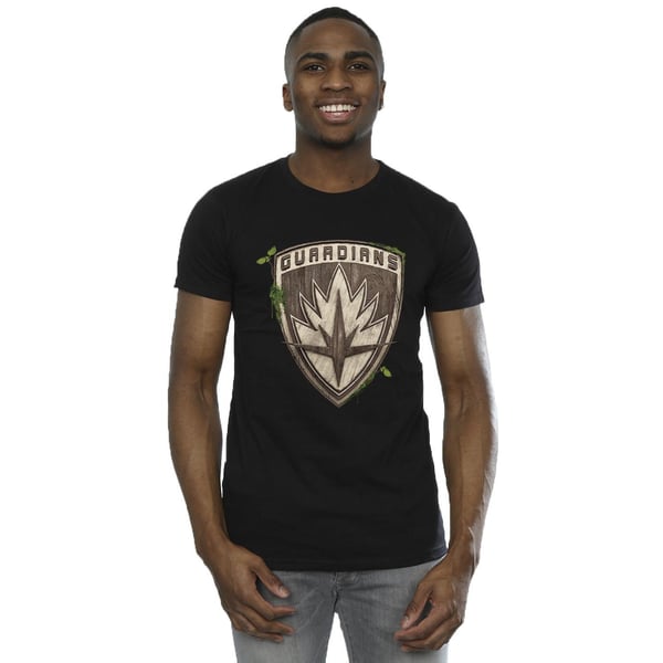 Marvel Mens I Am Groot Guardian Emblem T-Shirt