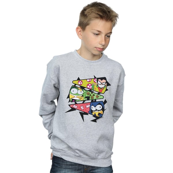 DC Comics Boys Teen Titans Go Pizza Slice Sweatshirt