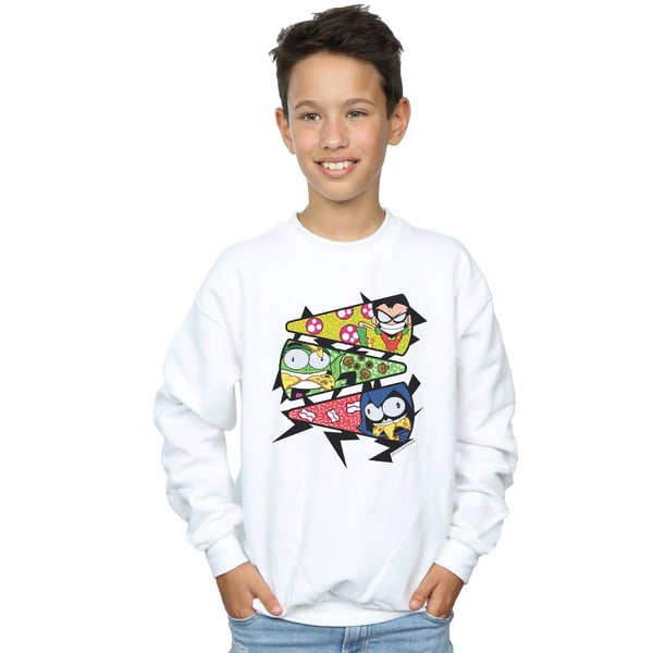 DC Comics Boys Teen Titans Go Pizza Slice Sweatshirt