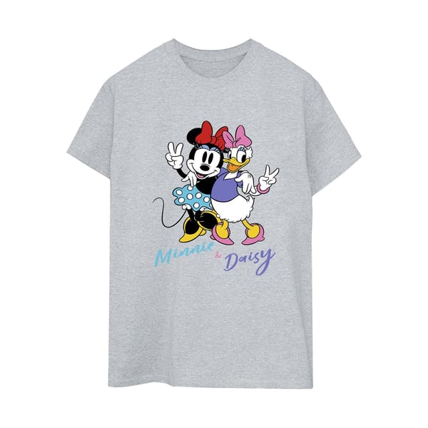 Disney naisten/naisten Minni Hiiri ja Iines Ankka puuvillainen Boyfriend T-paita