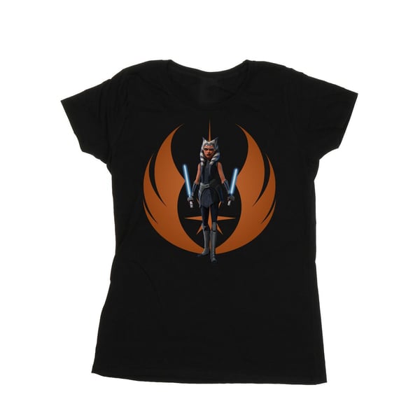 Star Wars Womens/Ladies Clone Wars Ahsoka Rebel Pose Cotton T-Shirt