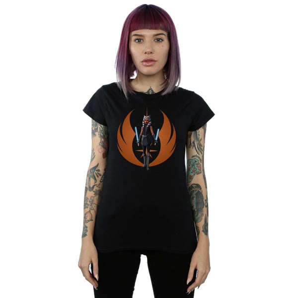 Star Wars Womens/Ladies Clone Wars Ahsoka Rebel Pose Cotton T-Shirt