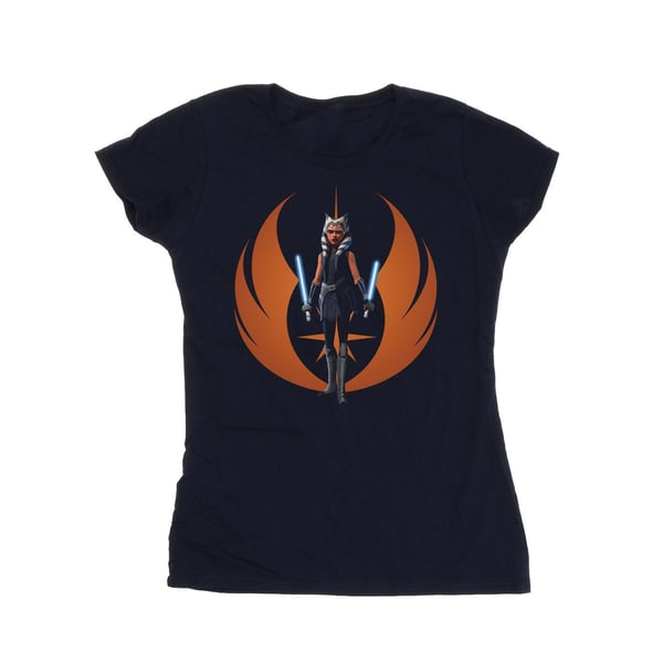 Star Wars Womens/Ladies Clone Wars Ahsoka Rebel Pose Cotton T-Shirt