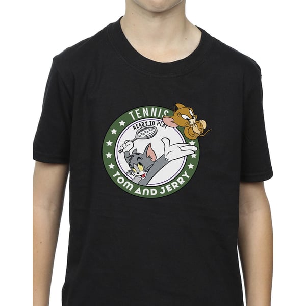 Tom And Jerry Boys Tennis Ready To Play T-Shirt
