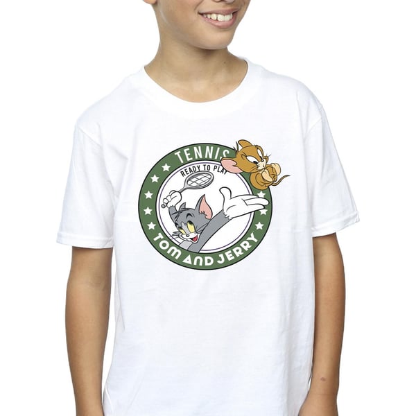 Tom And Jerry Boys Tennis Ready To Play T-Shirt