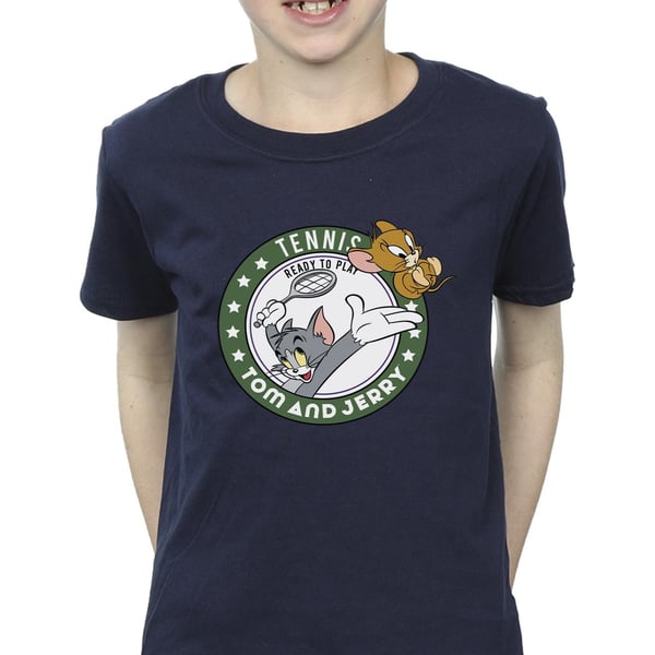 Tom And Jerry Boys Tennis Ready To Play T-Shirt