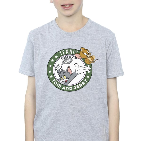 Tom And Jerry Boys Tennis Ready To Play T-Shirt