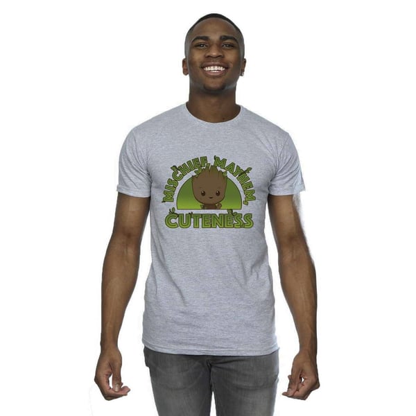 Marvel Mens I Am Groot Mischief Mayhem T-Shirt