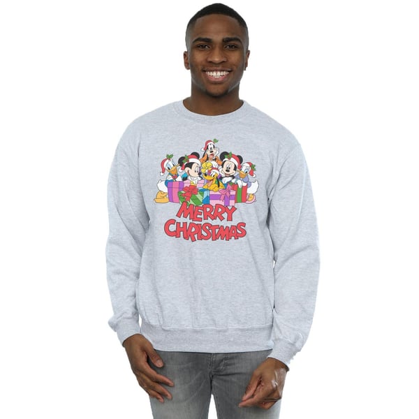 Disney Mens Mickey Mouse And Friends Christmas Sweatshirt