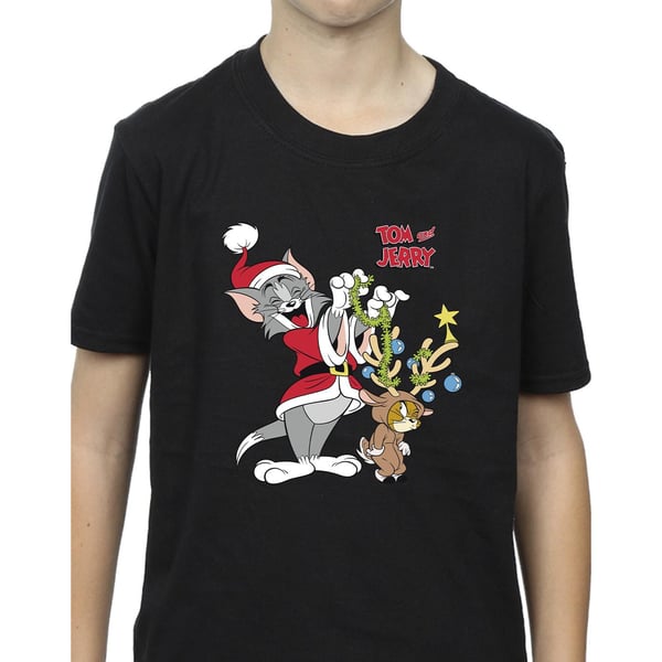 Tom & Jerry Boys Christmas Reindeer T-Shirt