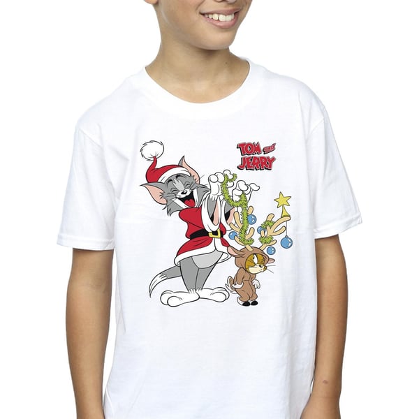 Tom & Jerry Boys Christmas Reindeer T-Shirt