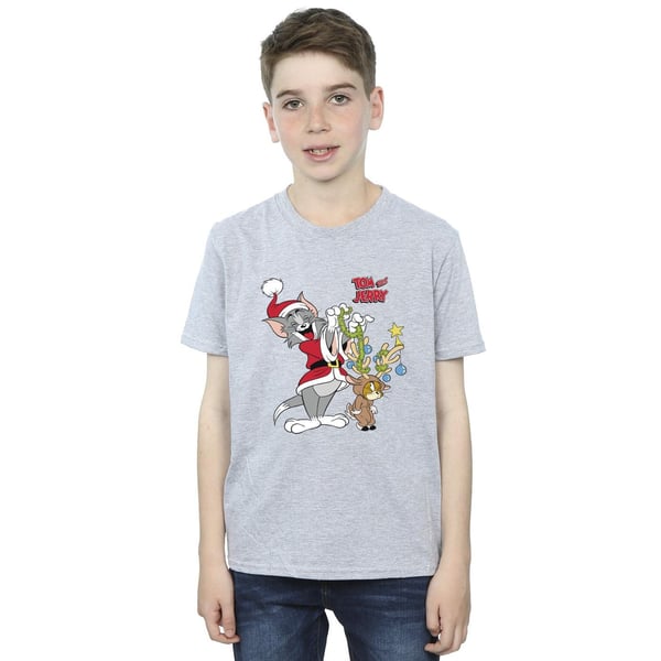 Tom & Jerry Boys Christmas Reindeer T-Shirt