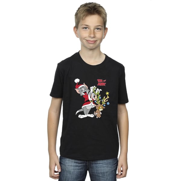 Tom & Jerry Boys Christmas Reindeer T-Shirt