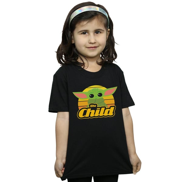 Star Wars Girls The Mandalorian The Child Retro Cotton T-Shirt