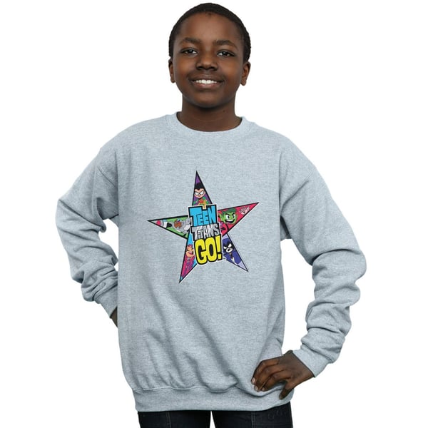 DC Comics Boys Teen Titans Go Star Logo Sweatshirt