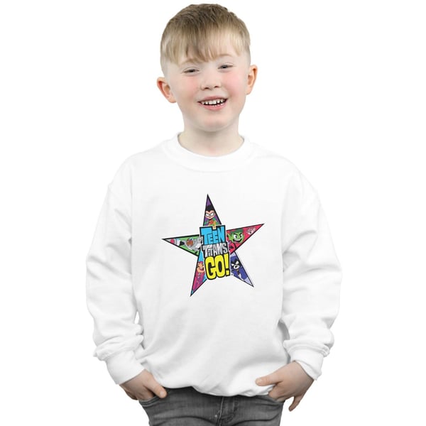 DC Comics Boys Teen Titans Go Star Logo Sweatshirt