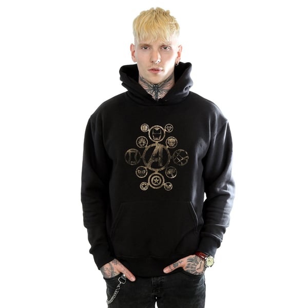 Marvel Mens Avengers Infinity War Icons Hoodie