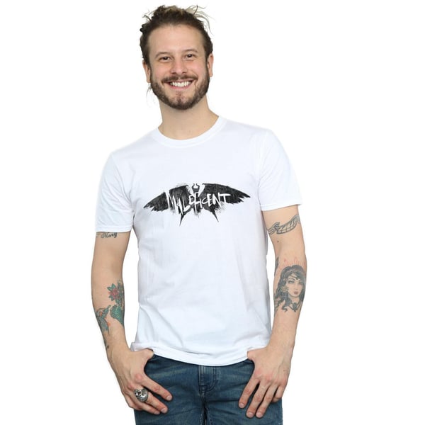 Disney Mens Maleficent Mistress Of Evil Wings Silhouette T-Shirt