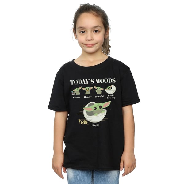 Star Wars Girls The Mandalorian The Child Moods Cotton T-Shirt